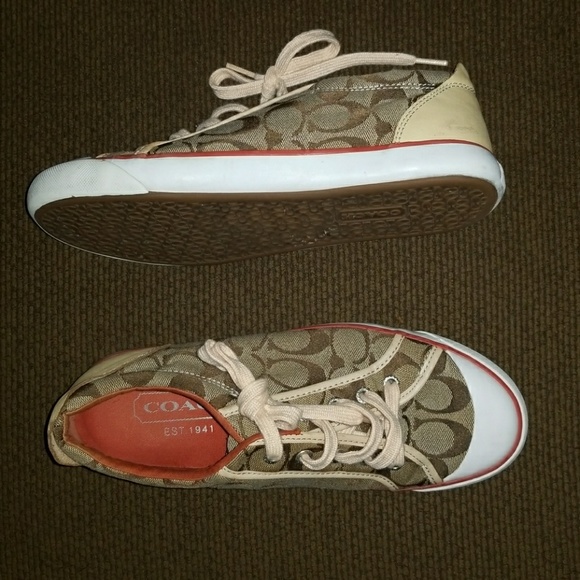 Authentic Coach signature C Barrett sneakers - Picture 7 of 8